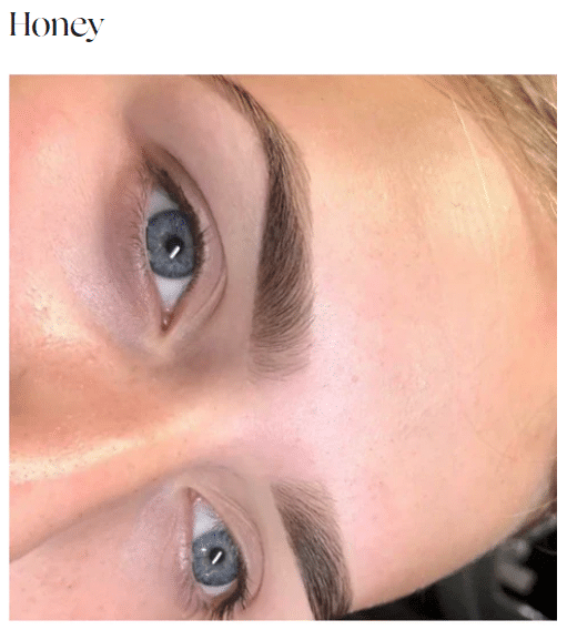 brow henna χέννα φρυδιών honey