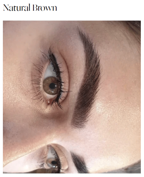 brow henna χέννα φρυδιών natural brown